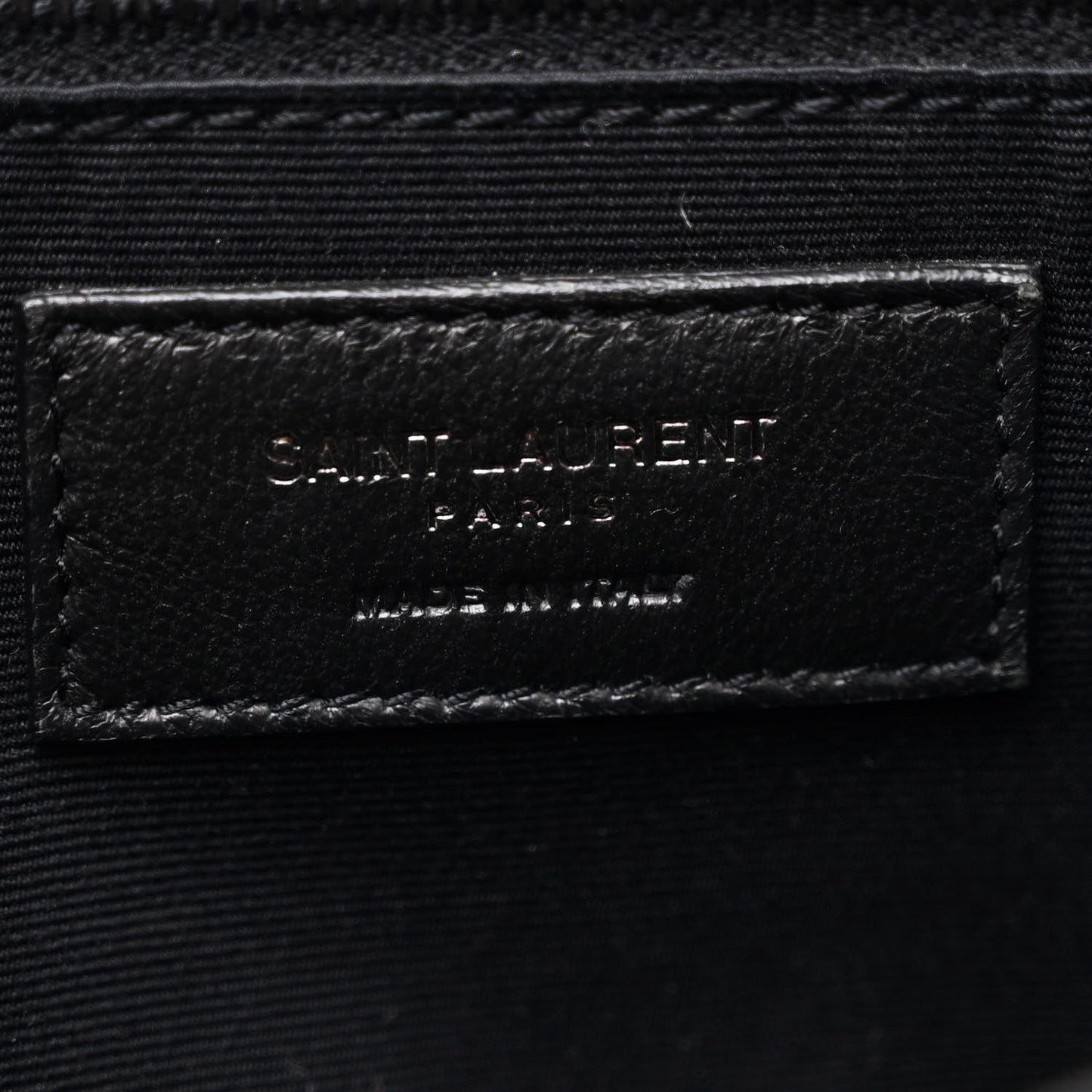 Crinkled Calfskin Matelasse Monogram Large Niki Chain Satchel Black