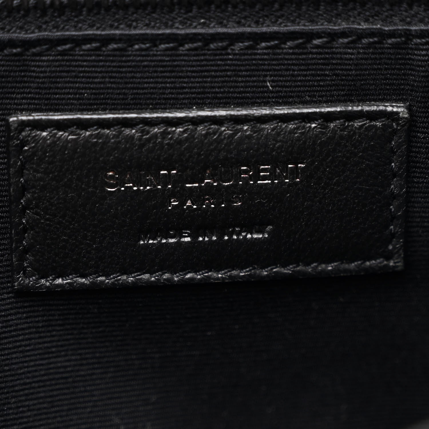 Saint Laurent Crinkled Calfskin Matelasse Monogram Large Niki Chain Satchel Black 6 of 12