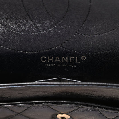 Chanel Metallic Aged Calfskin Quilted 2.55 Reissue 227 Flap Blue 6 of 11