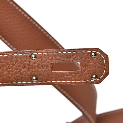 Hermes Taurillon Clemence Jypsiere 31 Gold 6 of 9