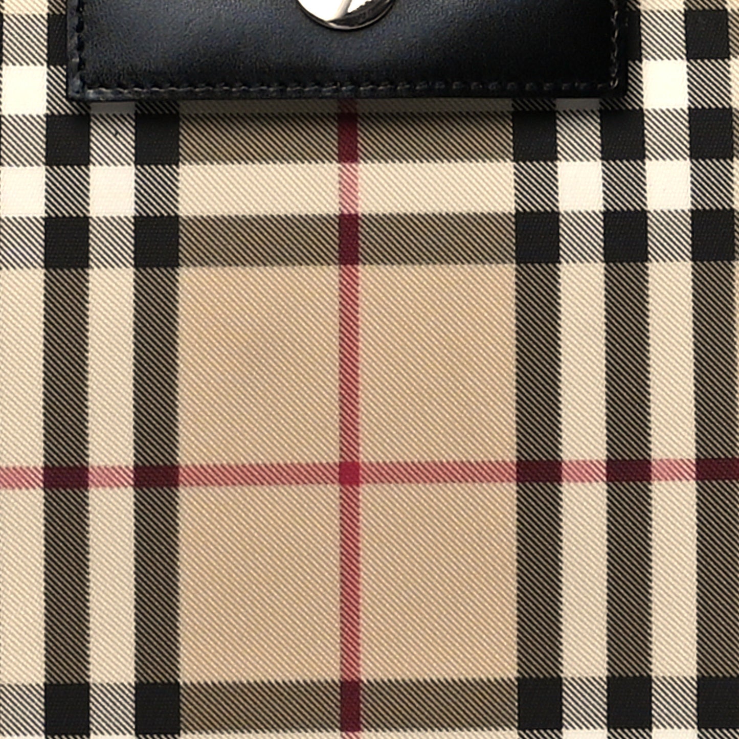 Vintage Check Shoulder Bag Black