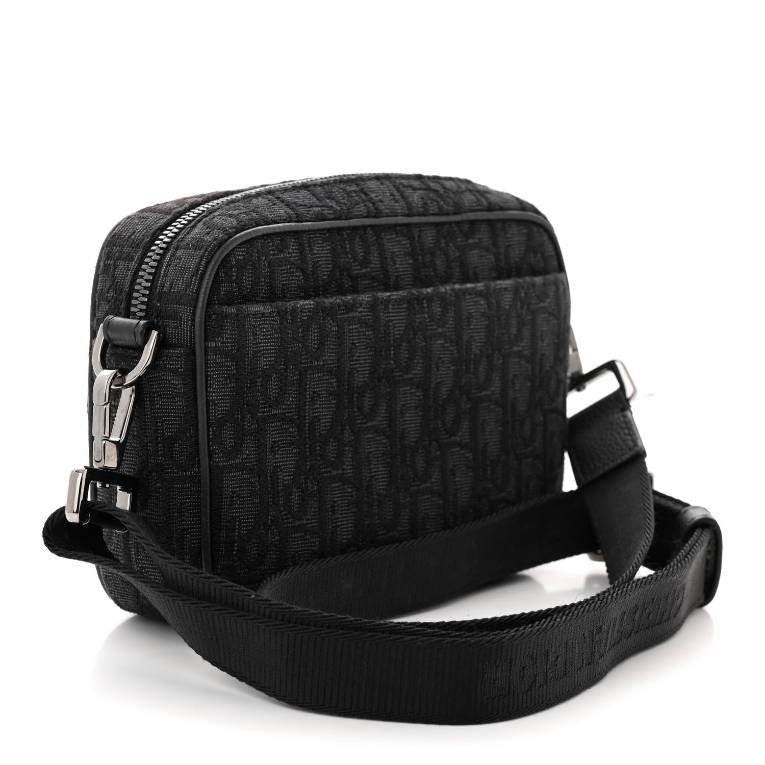 Christian Dior HOMME Oblique Safari Messenger Black 3 of 12