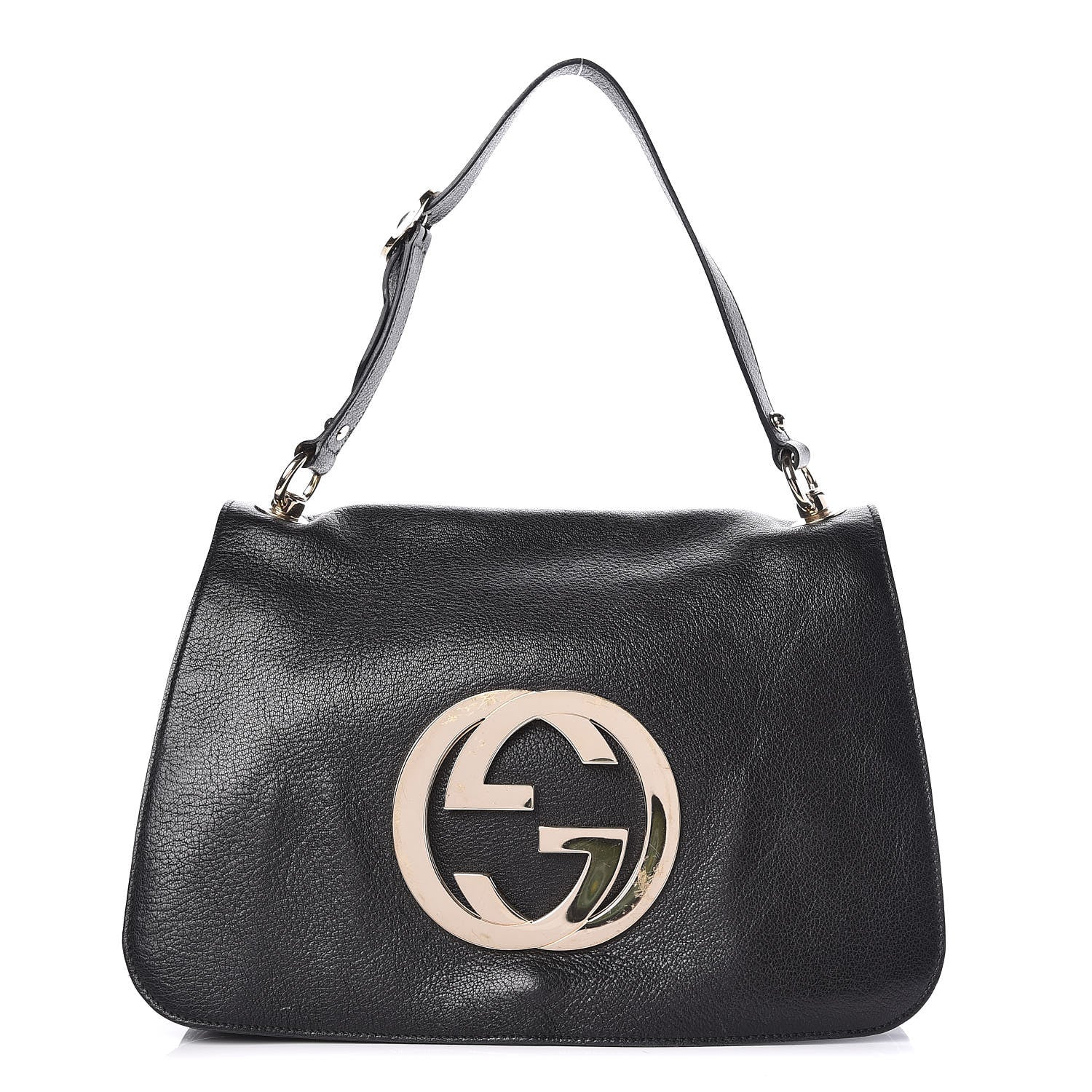 Gucci Calfskin Blondie Shoulder Flap Black 1 of 10