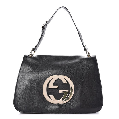 Gucci Calfskin Blondie Shoulder Flap Black 1 of 10