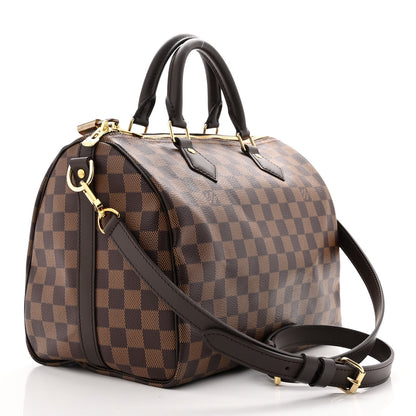 Louis Vuitton Damier Ebene Speedy Bandouliere 30 3 of 11