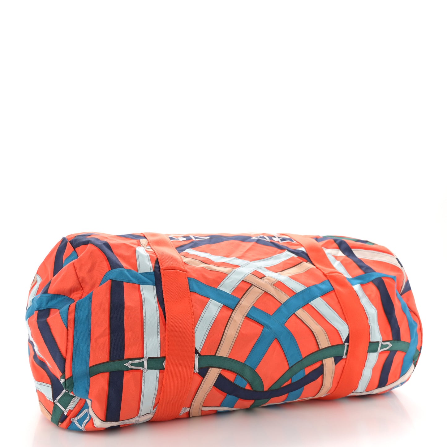 Silk Barenia Cavalcadour Duffle Orange Poppy Fauve