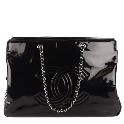 Chanel Vinyl Lipstick Tote Black 1 of 7