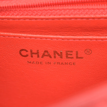 Chanel Lambskin Quilted Mini Rectangular Flap Red 6 of 14
