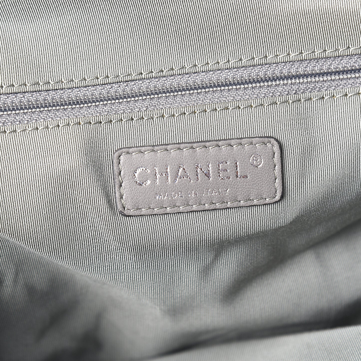 Calfskin Ultra Stitch Large Bowler Grey