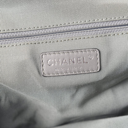 Chanel Calfskin Ultra Stitch Large Bowler Grey 5 of 9