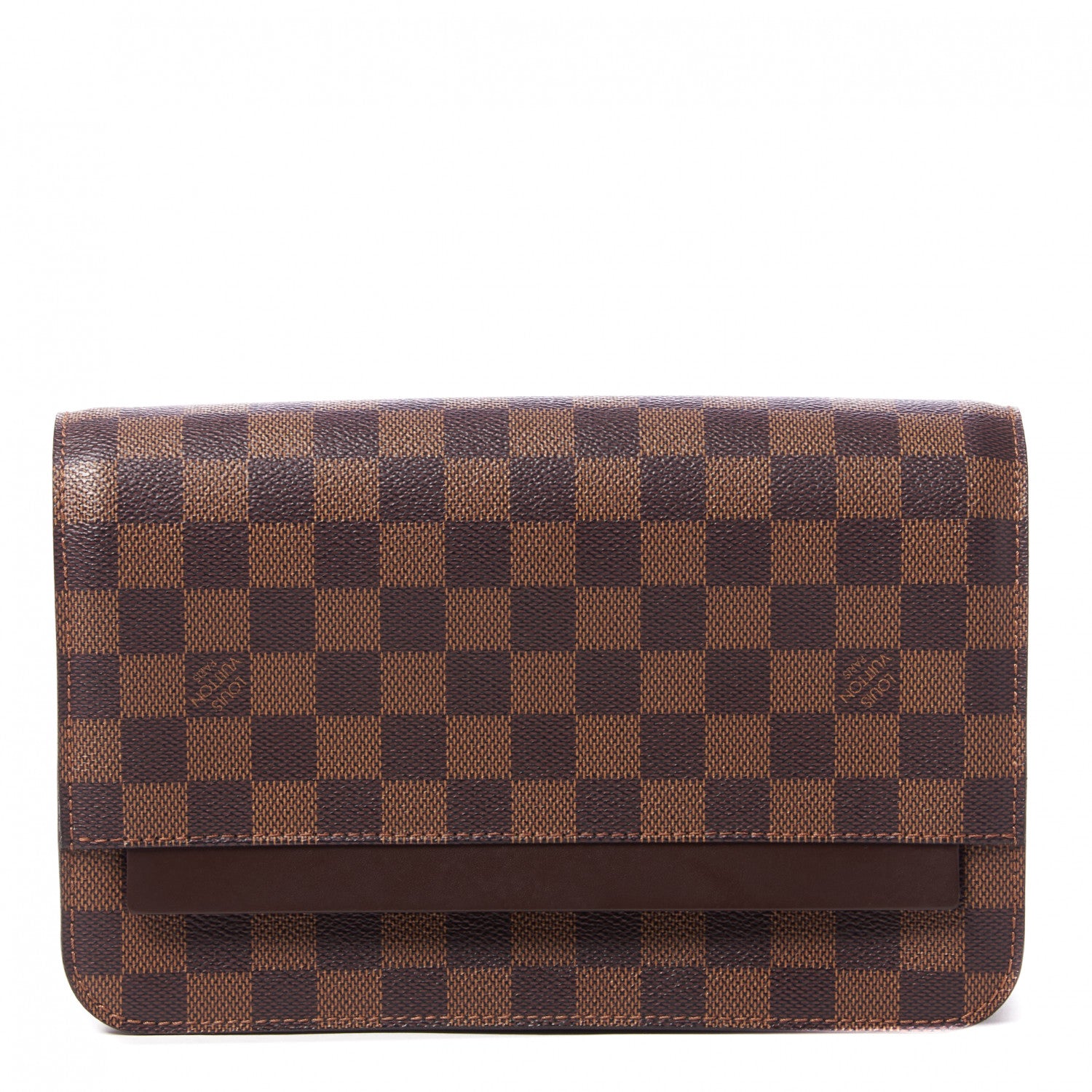 Louis Vuitton Damier Ebene Pochette Saint Louis Clutch 1 of 8