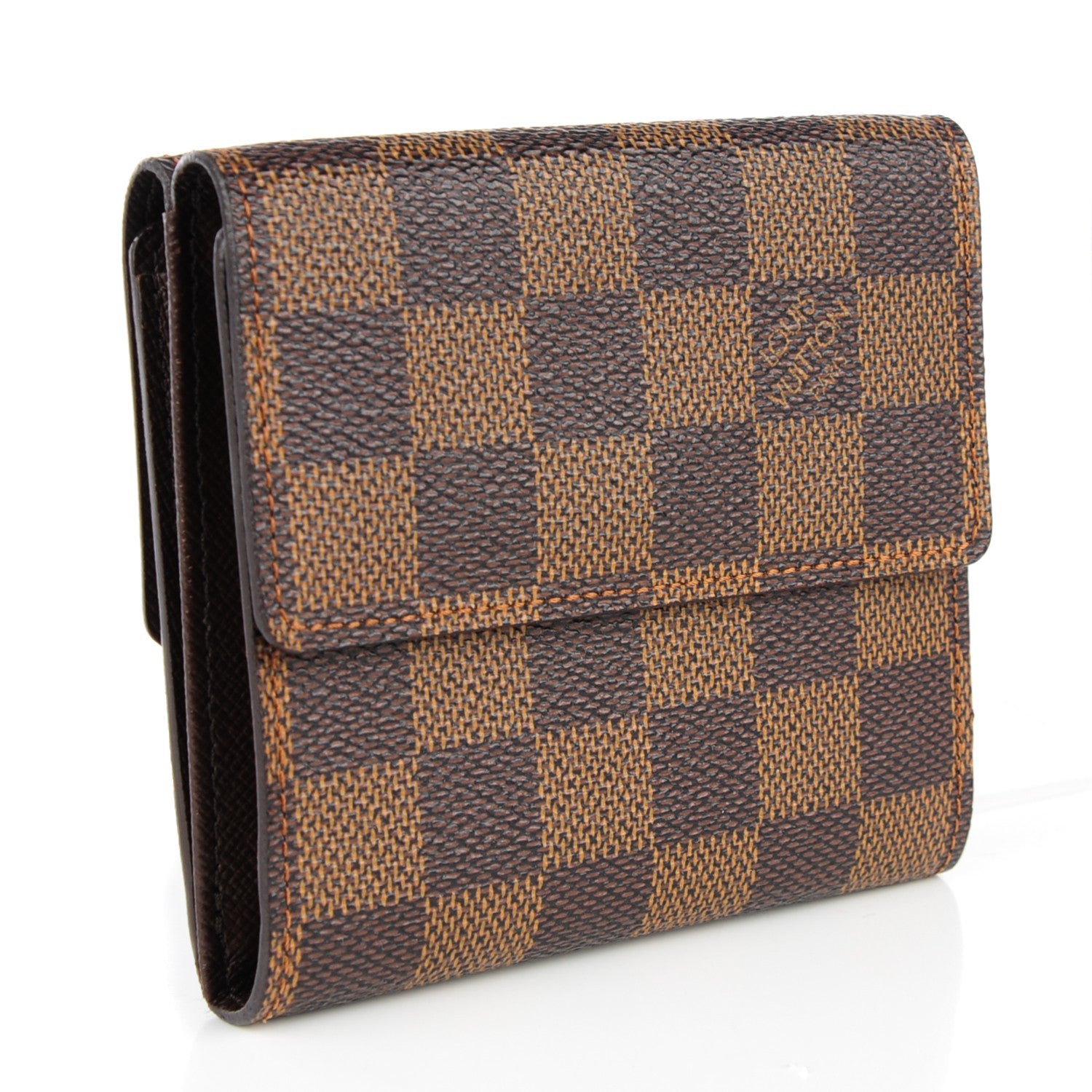 Louis Vuitton Damier Ebene Elise Wallet 3 of 7