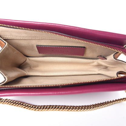 Givenchy Goatskin Suede Cross 3 Crossbody Bag Purple Chestnut 5 of 11