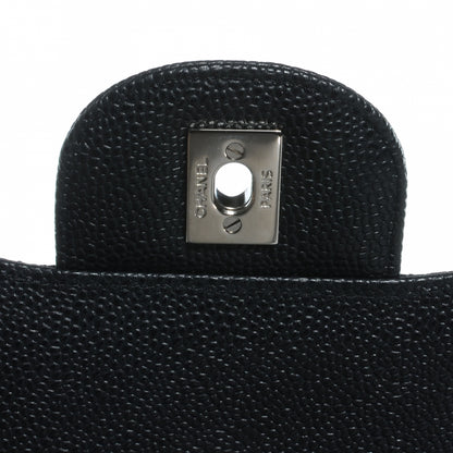 Chanel Caviar Quilted Jumbo Double Flap Black 5 of 8