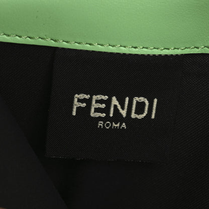 Fendi Vitello King Cruise FF Diamonds Continental Envelope Wallet On Chain Latte Edamame 6 of 13