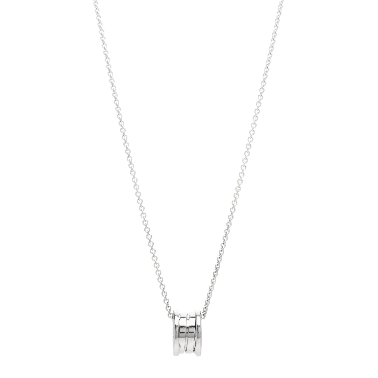 18K White Gold B.Zero1 Pendant Necklace