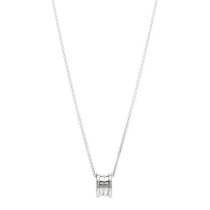 Bulgari 18K White Gold B.Zero1 Pendant Necklace 1 of 5