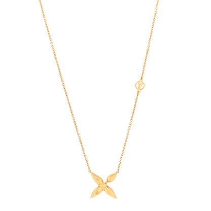 Louis Vuitton Metal Louisette Necklace Gold 1 of 6