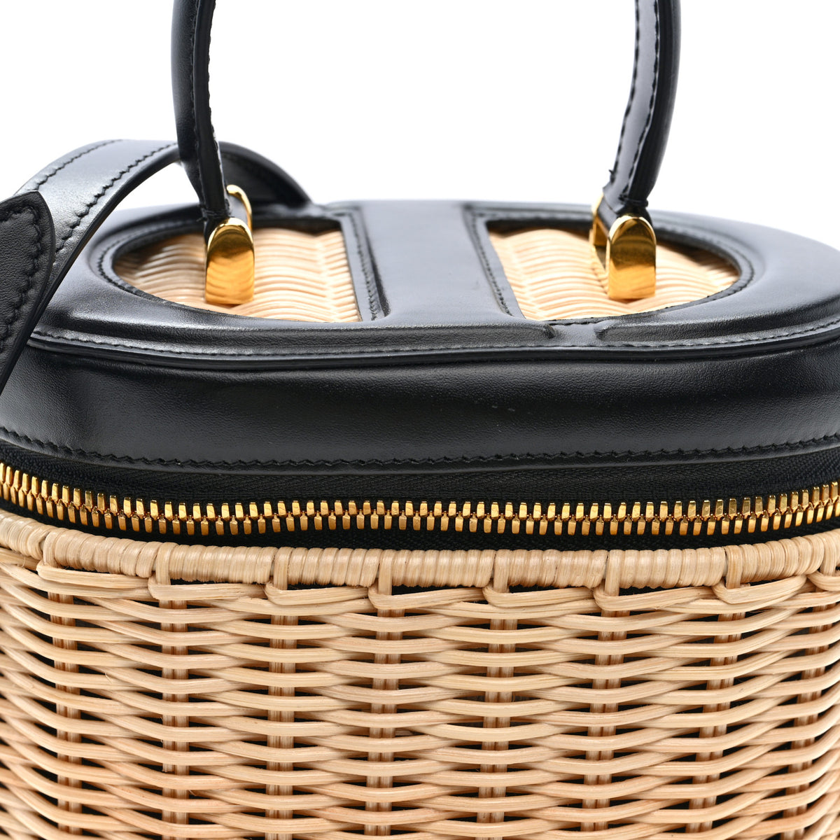 Christian Dior Wicker CD Vanity Black 7 of 9