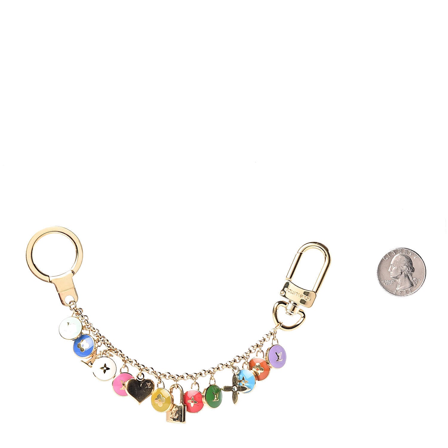 Louis Vuitton Pastilles Key Chain Bag Charm Multicolor 2 of 4