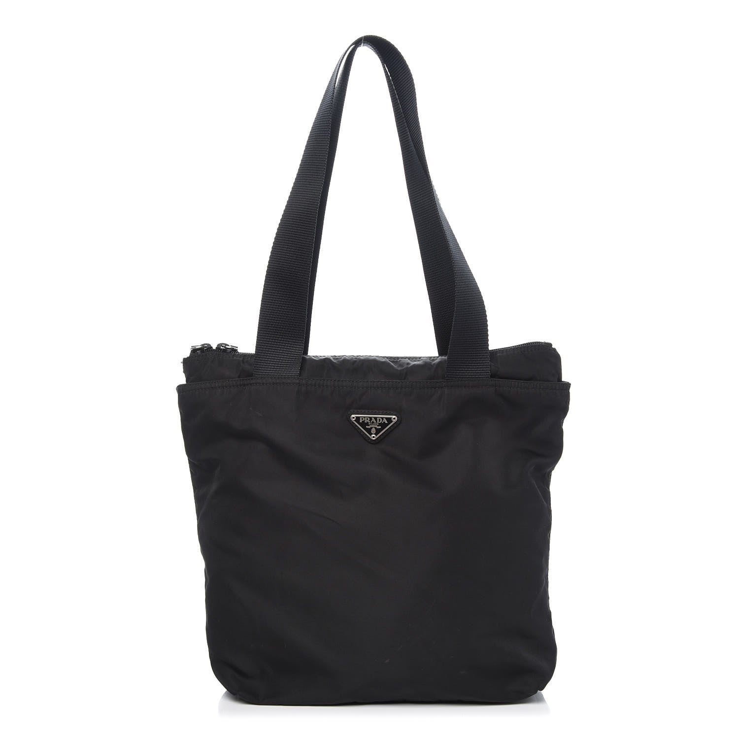 Prada Tessuto Nylon Shoulder Bag Black 1 of 11