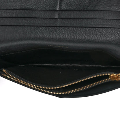 Saint Laurent Calfskin Tiny Monogram Cassandre Wallet Black 5 of 12