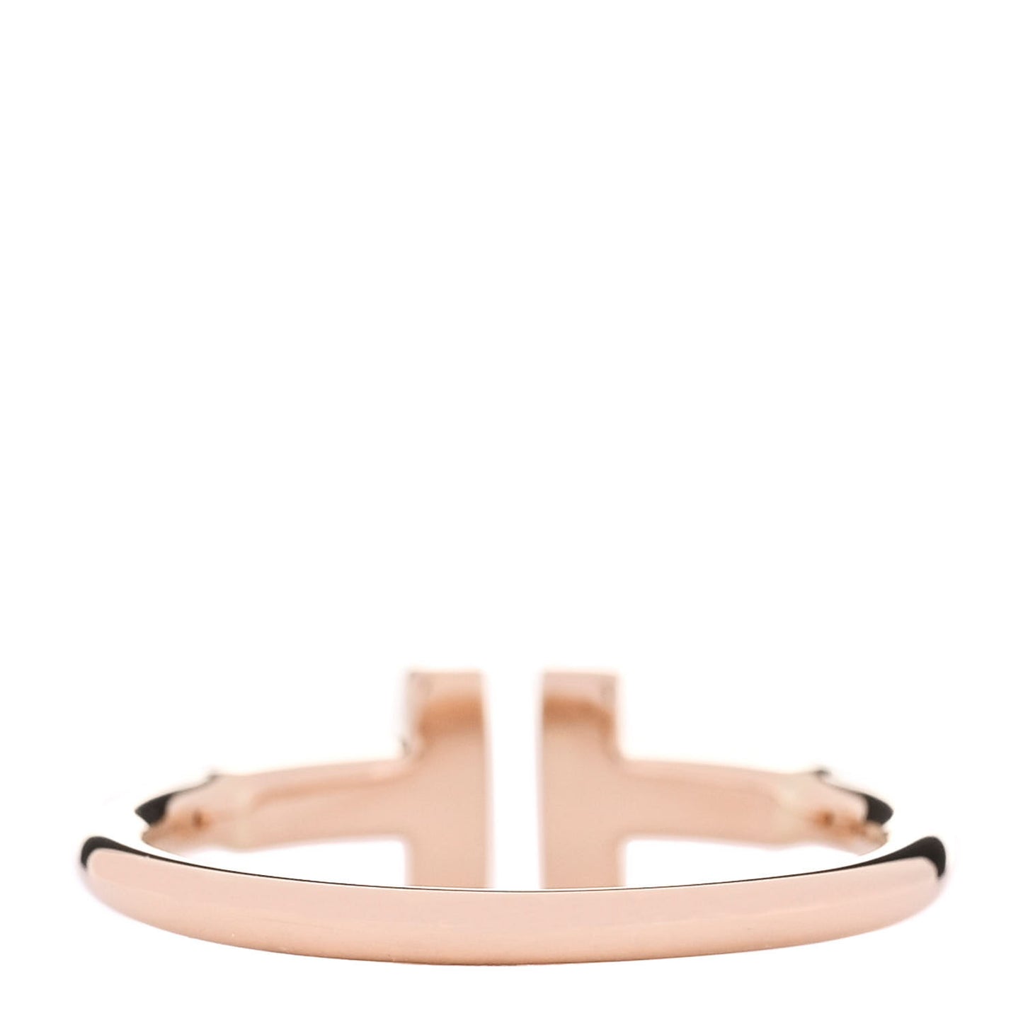 18K Rose Gold T Wire Ring 50 5.5