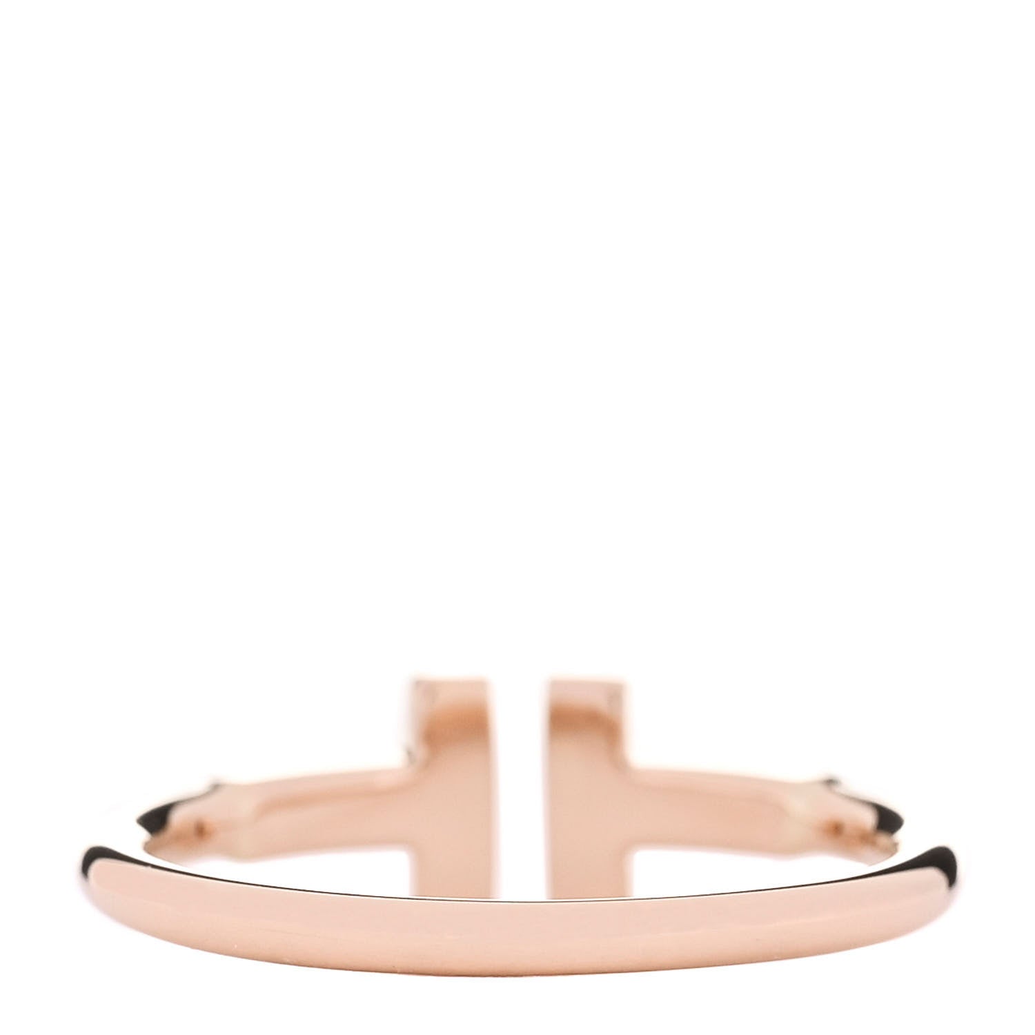 Tiffany 18K Rose Gold T Wire Ring 50 5.5 3 of 5