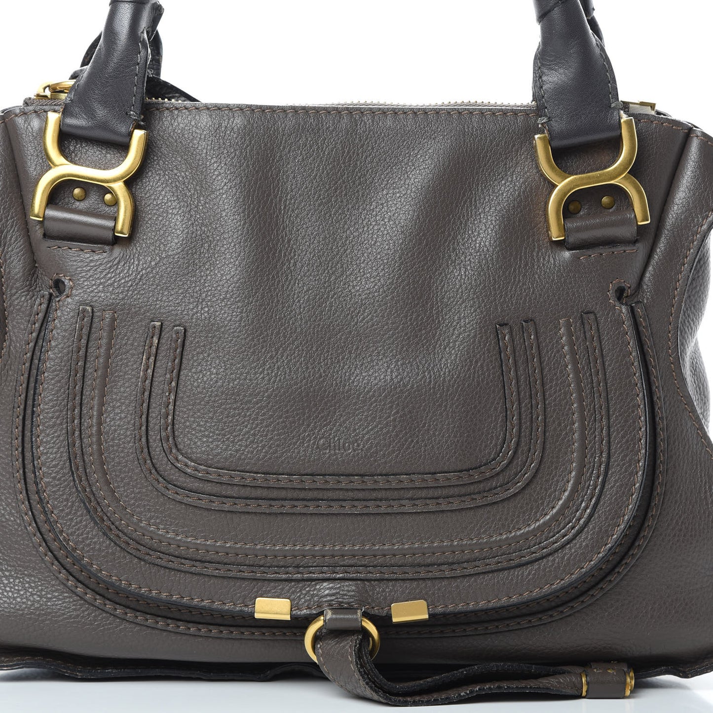 Calfskin Medium Marcie Satchel Ash