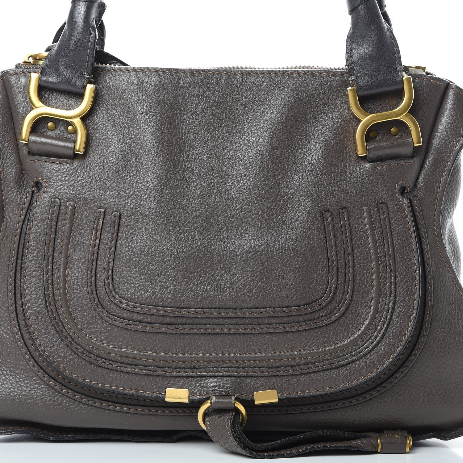 Chloe Calfskin Medium Marcie Satchel Ash 8 of 18