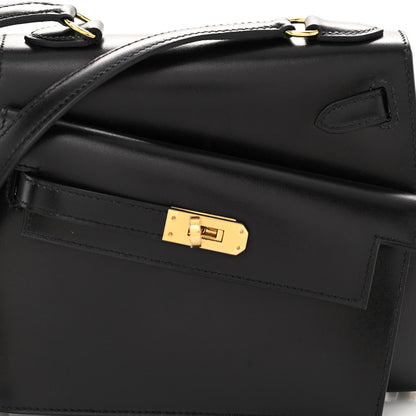 Hermes Box Kelly En Desordre Sellier 20 Black 7 of 12