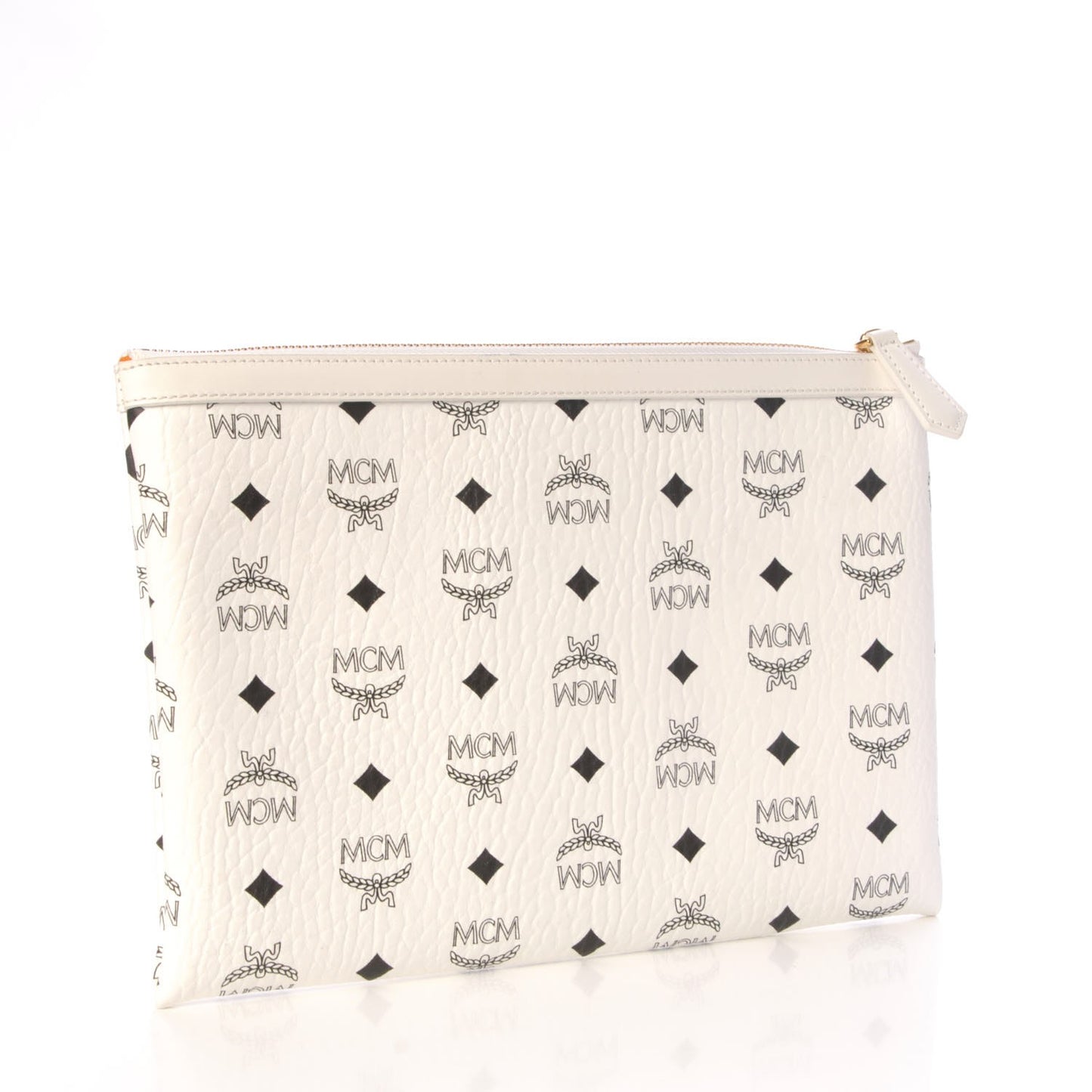 Visetos Medium Heritage Pouch White