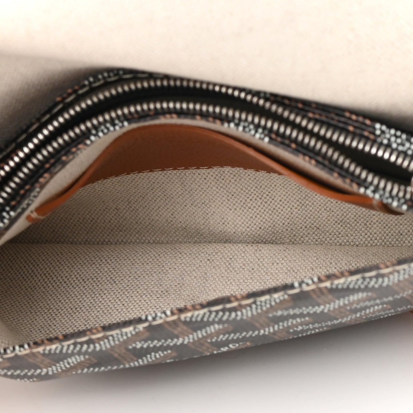 Goyardine Plumet Wallet Clutch Black Gold
