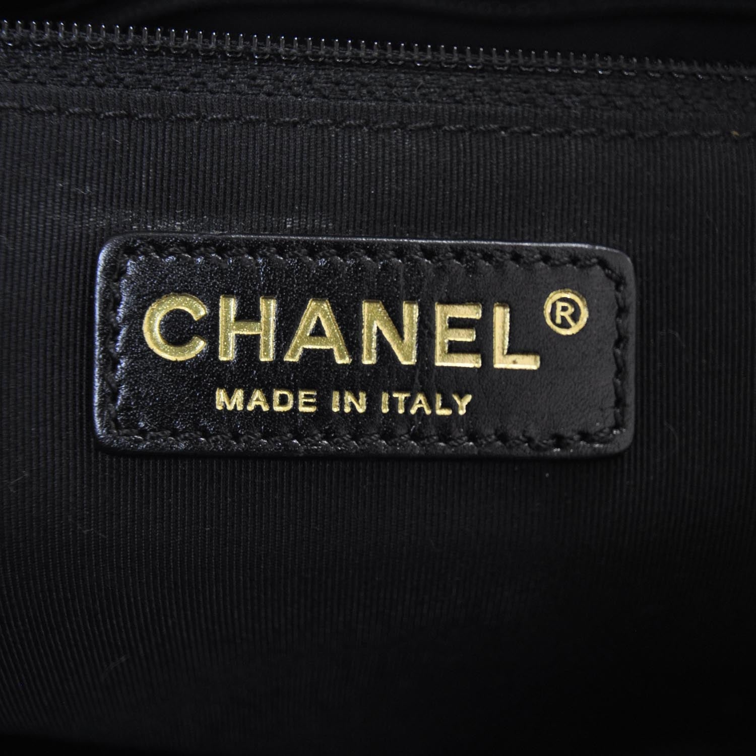 Chanel Caviar Quilted Grand Shopping Tote GST Black 8 of 10