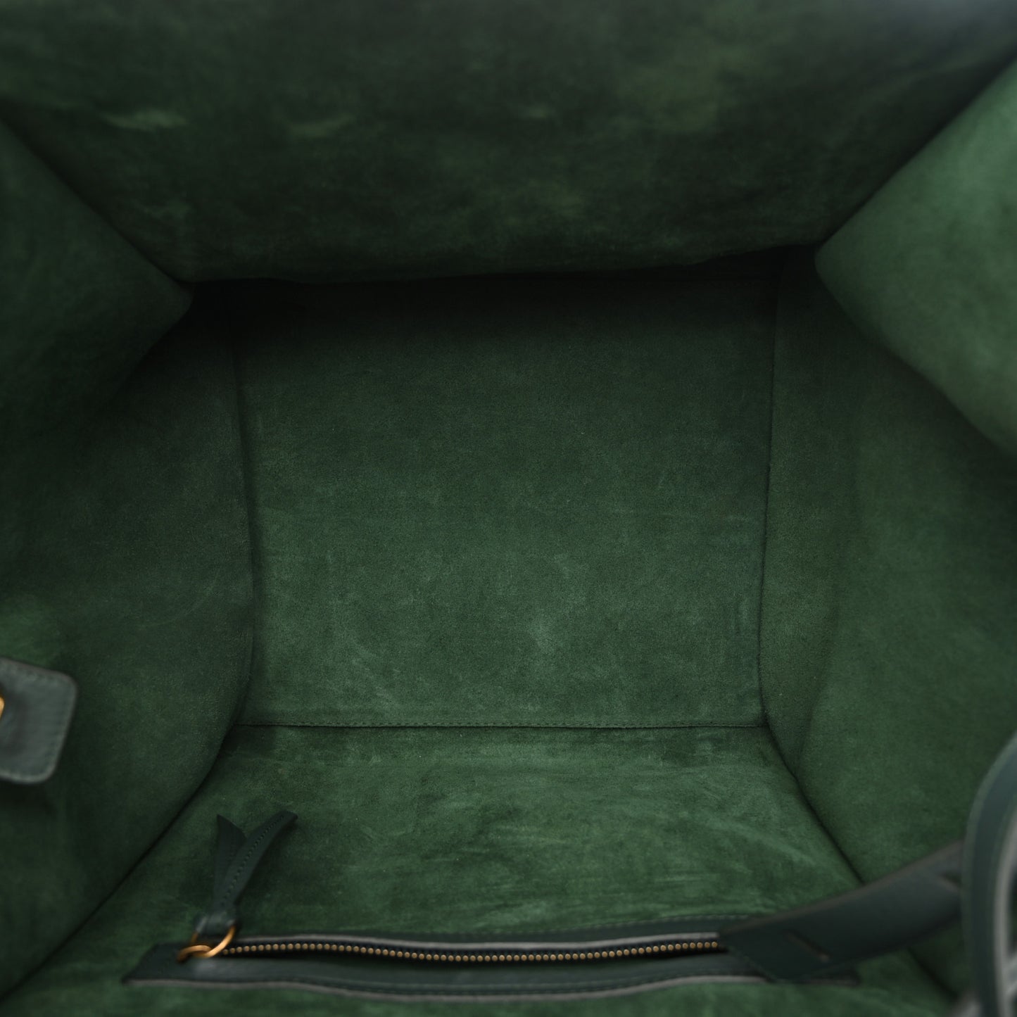 Smooth Calfskin Medium Phantom Luggage Bottle Green Bottle Green