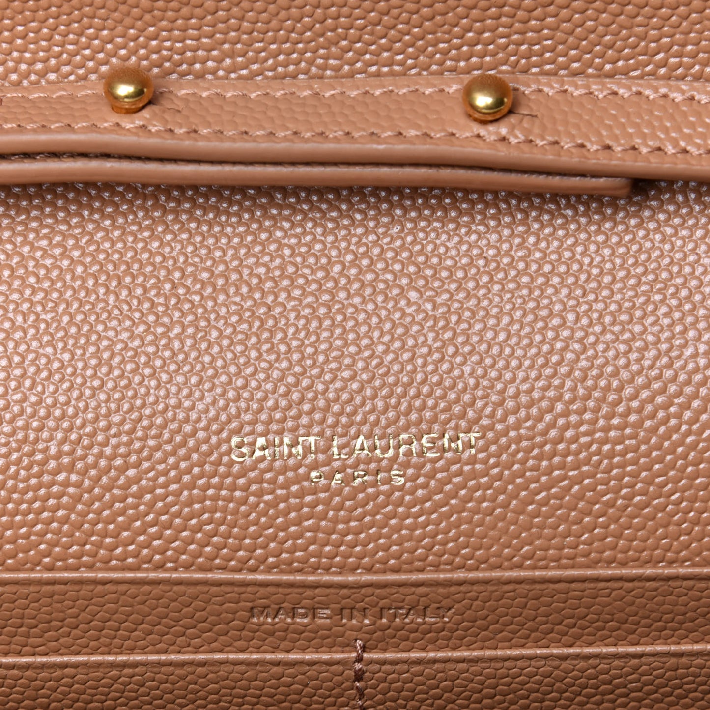 Grain De Poudre Mixed Matelasse Triquilt Monogram Chain Wallet Dune