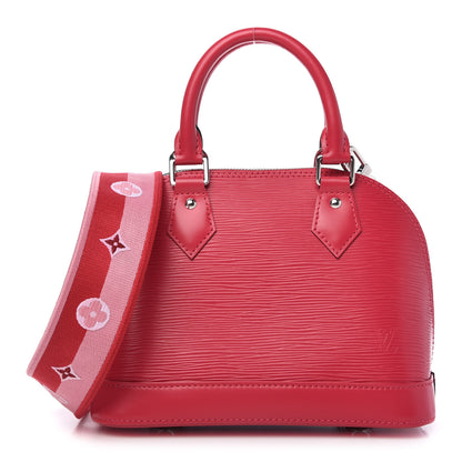 Louis Vuitton Epi Jacquard Alma BB Rose Pondicherry 1 of 9