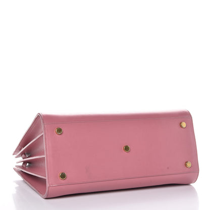 Saint Laurent Calfskin Small Sac De Jour Dark Rose 4 of 15