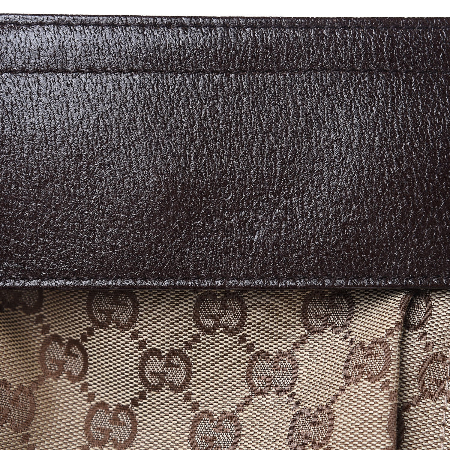 Gucci Monogram Web Belt Bag Dark Brown 10 of 10