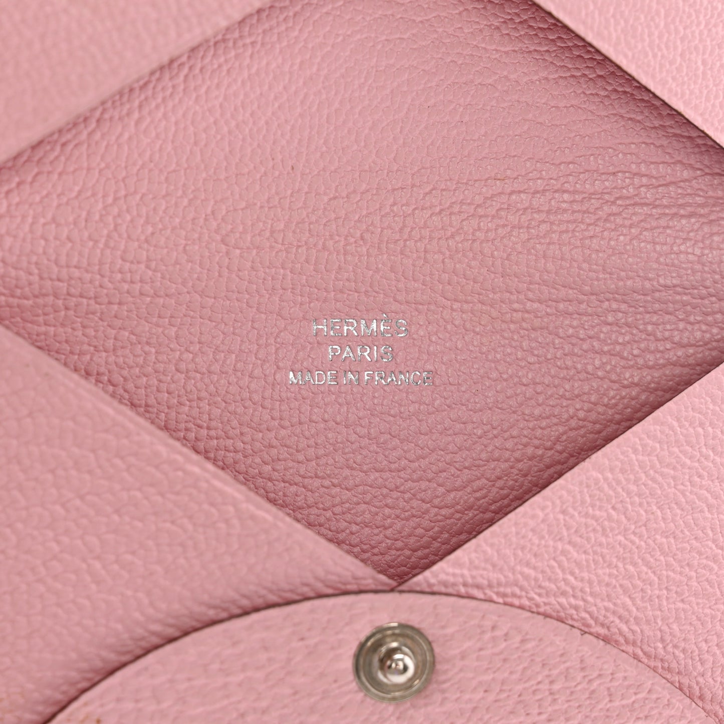 Chevre Mysore Calvi Card Case Rose Sakura
