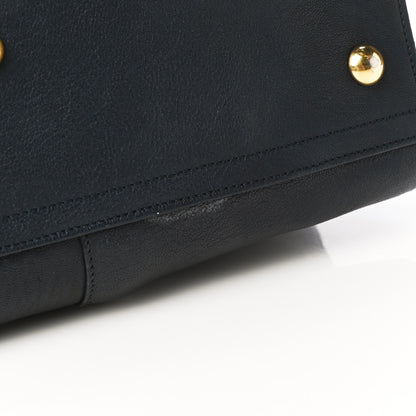 Saint Laurent Sheepskin Small Cabas ChYc Navy 11 of 26