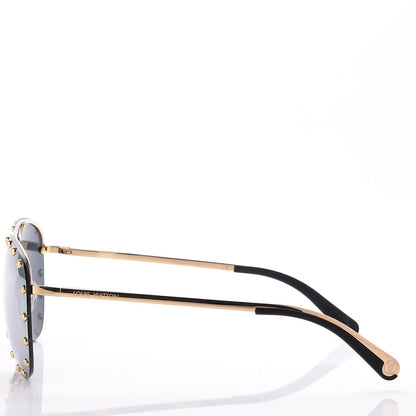 Louis Vuitton The Party Aviator Sunglasses Z0923U L Silver 3 of 8