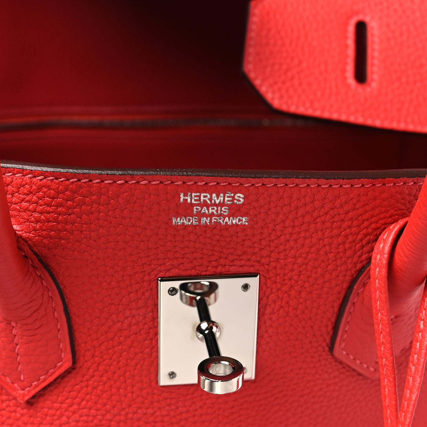 Togo BIRKIN 35 Rouge Pivoine