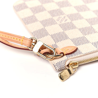 Louis Vuitton Damier Azur Neverfull MM GM Pochette 10 of 10