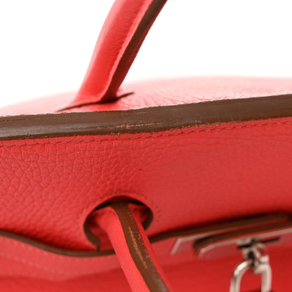 Hermes Taurillon Clemence Birkin 35 Rose Jaipur 28 of 30