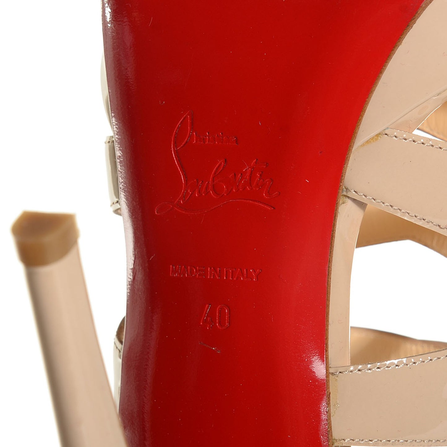 Patent Fernando 120 Sandals 40 Nude