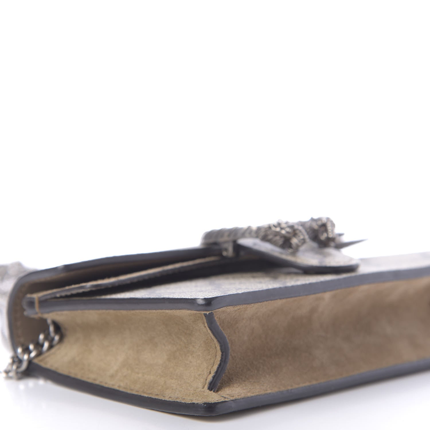Gucci GG Supreme Monogram Super Mini Dionysus Shoulder Bag Taupe 7 of 9