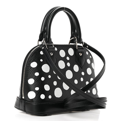 Louis Vuitton X YK Epi Alma BB Black White 3 of 10