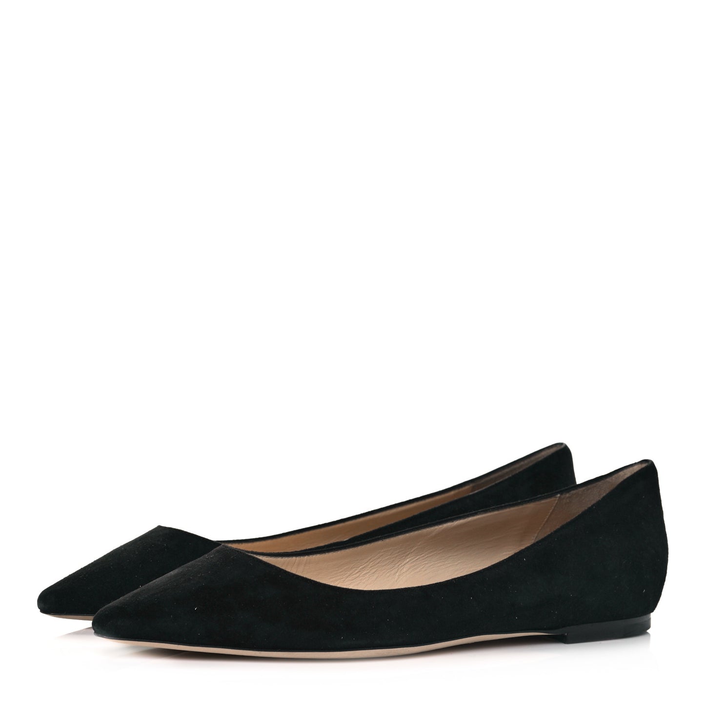 Suede Romy Flats 39 Black