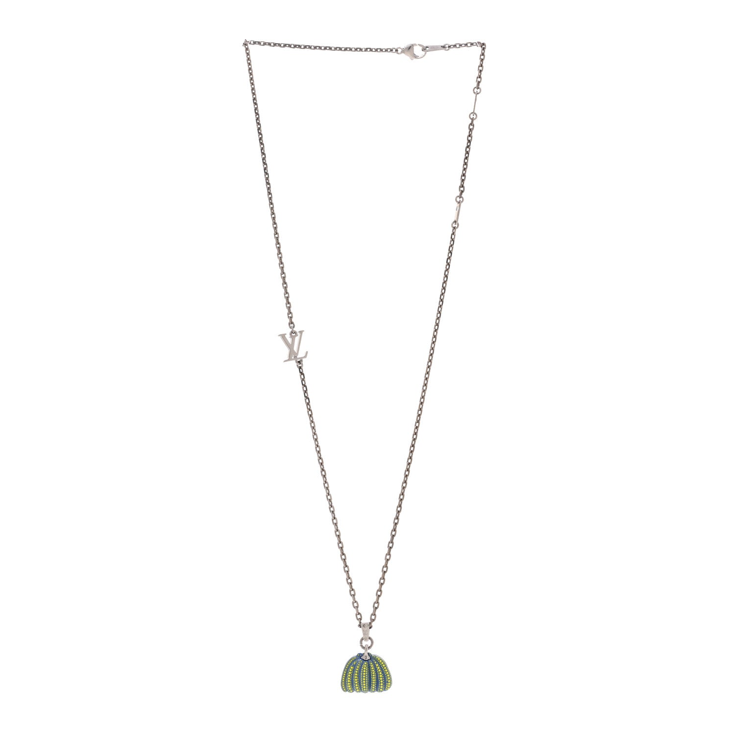 Louis Vuitton X Yayoi Kusama Pumpkin Pendant Necklace 3 of 7